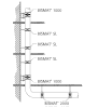 Опорное крепление Walraven BISMAT 1000 KA/GA для вертикальных труб, 110 мм (DN100) фото 3