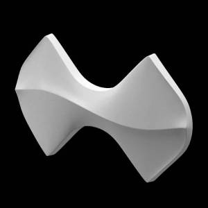 Дизайнерская панель Artpole E-0033 Flip Platinum матовый 33x2.8x18.8