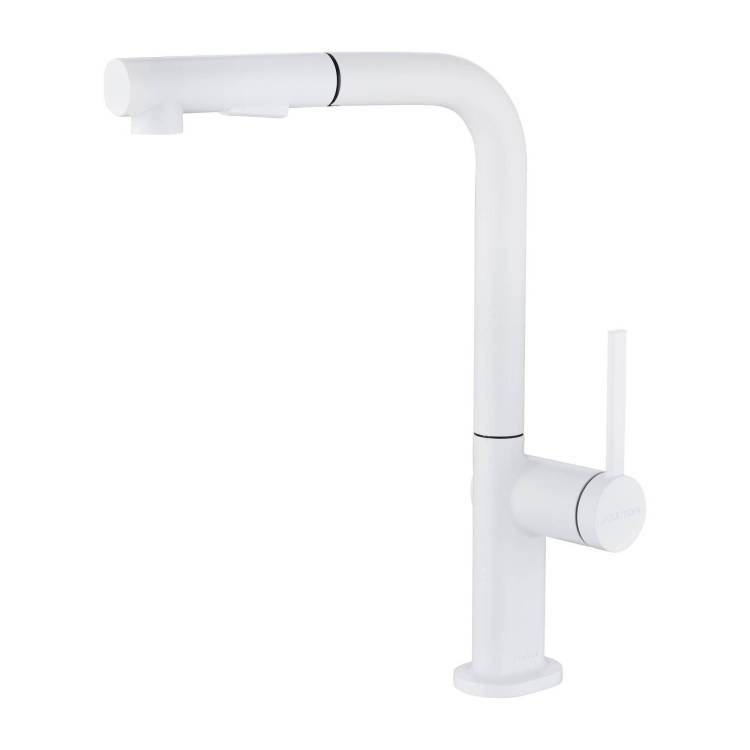 Смеситель для кухни Paulmark Neo Ne214419-WH белый матовый