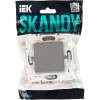 Выключатель 1-клавишный перекрестный IEK Skandy SK-V13-0-10-K03 серый фото 6