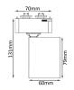 Трековый светильник однофазный Crystal Lux CLT 0.31 001 60 WH фото 2