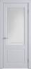 Межкомнатная дверь Владимирская Фабрика Дверей Dorren Cotton стекло Crystal Cloud L 700x2000