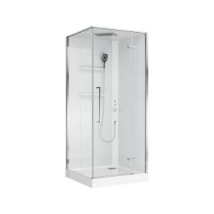 Душевая кабина BelBagno UNO-CAB-A-1-90-C-Cr-Bi-TOP-R правая, 90x90x213