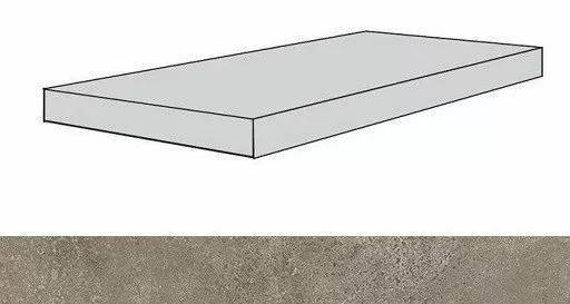 Ступень Atlas Concorde Russia Drift 620070001319 Light Grey Scal.60 Ang.Dx/Дрифт Лайт Грей Ступ.60 Угл.Пр 33x60