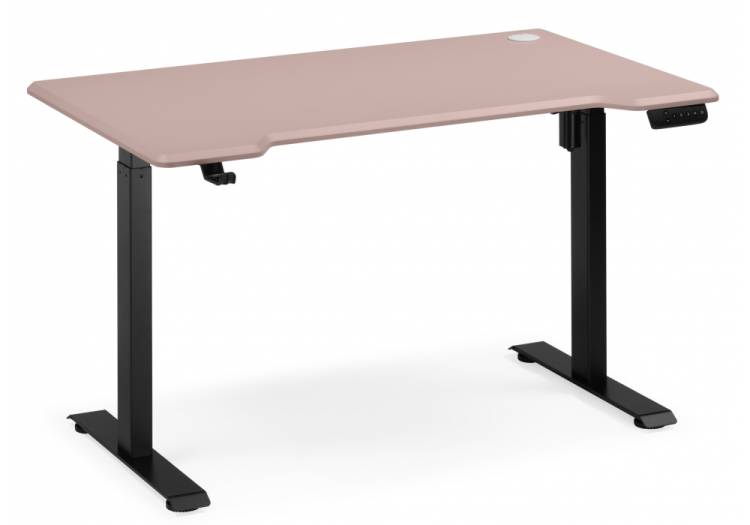 Стол компьютерный Notta Маркос 614602 розовый, черный 140x80x75(115)