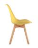 Набор из 4 стульев Stool Group Frankfurt New Y863-V seat yellow X4 желтый фото 4