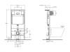 Система инсталляции для унитазов BelBagno BB026/BB081CR с кнопкой смыва Хром глянец фото 2