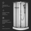 Душевая кабина Am.Pm X-Joy W94C-401-090BT 90x90, 1/4 круга, профиль матовый черный, стекло прозрачное фото 8