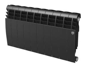 Биметаллический секционный радиатор отопления Royal Thermo Biliner 350 / Noire Sable / 10 секций