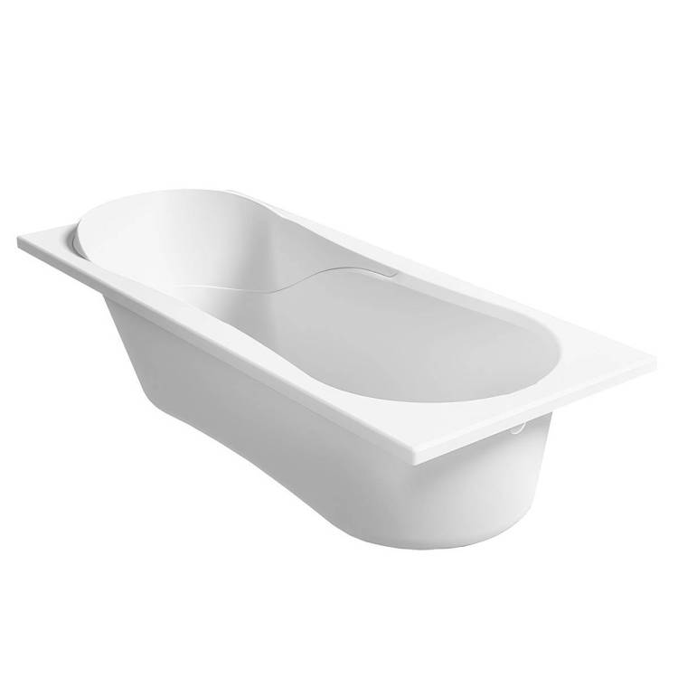 Ванна из искусственного камня Belux Элит ВЭ-1700 4810924187789 без каркаса, белая глянцевая