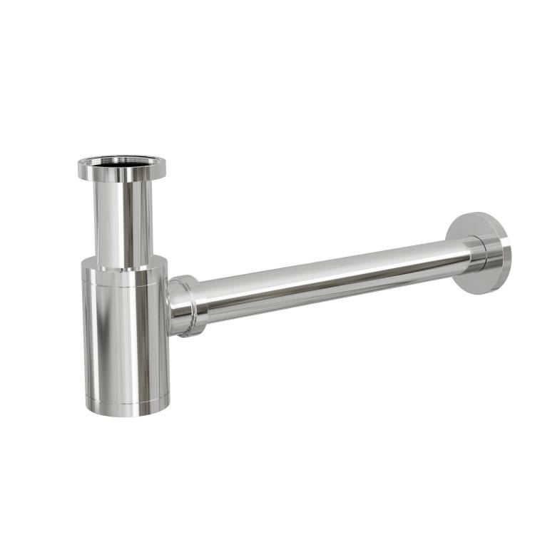 Сифон для раковины D&K DC9074 бутылочный, хром, 32 мм