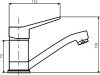 Смеситель для раковины Dorff Optima D2021001 фото 7