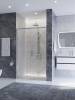 Душевая дверь в нишу Cezares PLANE-BF-1-110-C-CR профиль хром, стекло прозрачное, 110x195 фото 3