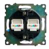Розетка компьютерная 2-местная Stekker GLS00-7109-05 50007 фото 5
