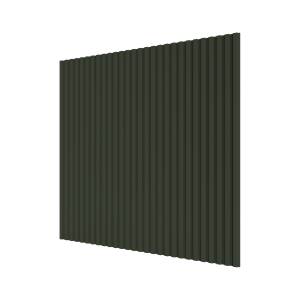 Стеновая квадратная панель МДФ Ликорн Полосы оливковая 50x50x0.8