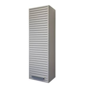 Шкаф Comforty Касабланка 25 00-00020084 подвесной, серый шелк, ручка серый металлик