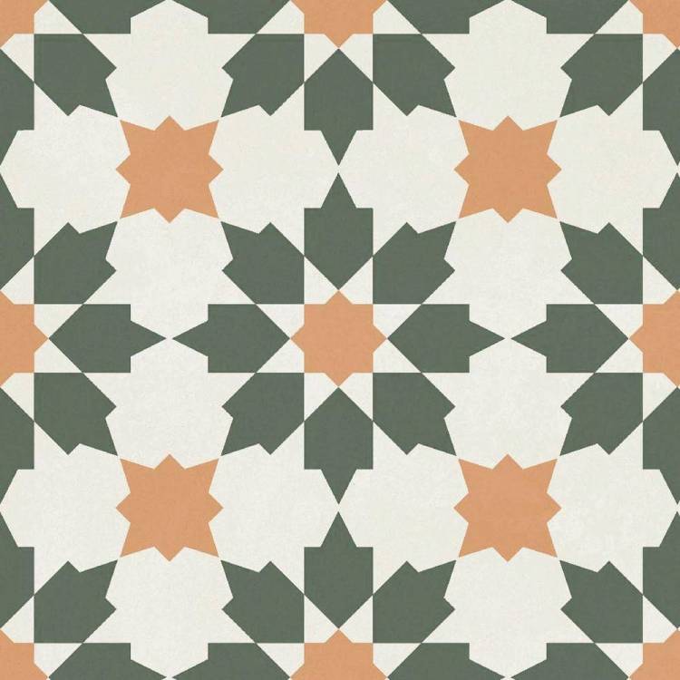 Керамогранит Ennface Pattern ENPTR6012MT2020 Maraya Green 20x20