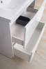 Тумба под раковину Belbagno Marino MARINO-900-2C-PIA-BL-P 90x45x80.5 Bianco Lucido напольная с двумя выкатными ящиками фото 3