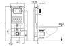 Унитаз с инсталляцией Abber Bequem AC1100T-AC0105-AC0121NG белый, кнопка никель фото 9