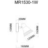 Бра MyFar Chilly MR1530-1W фото 2