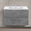 Тумба с раковиной Vincea Vico 80 бетон