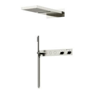 Душевой комплект Sancos Linn SC9023BN с термостатом, с внутренней частью, брашированный никель