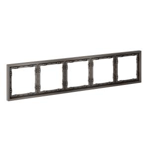 Рамка 5-постовая Voltum S70 VLS100514 капучино