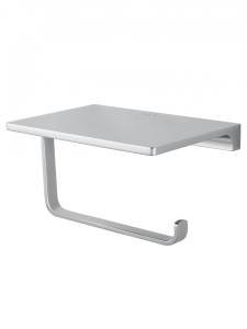 Держатель туалетной бумаги Wonzon & Woghand Eclipse WW-9126-CR с полкой, Хром