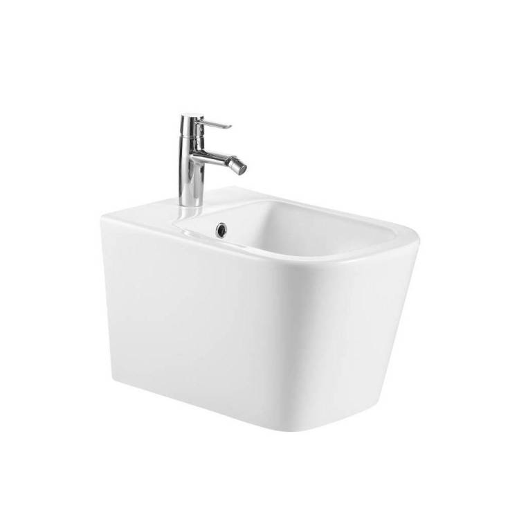 Биде подвесное Iberica Blanca Toledo Bide IB.TLA.B12 с 1 отверстием под смеситель