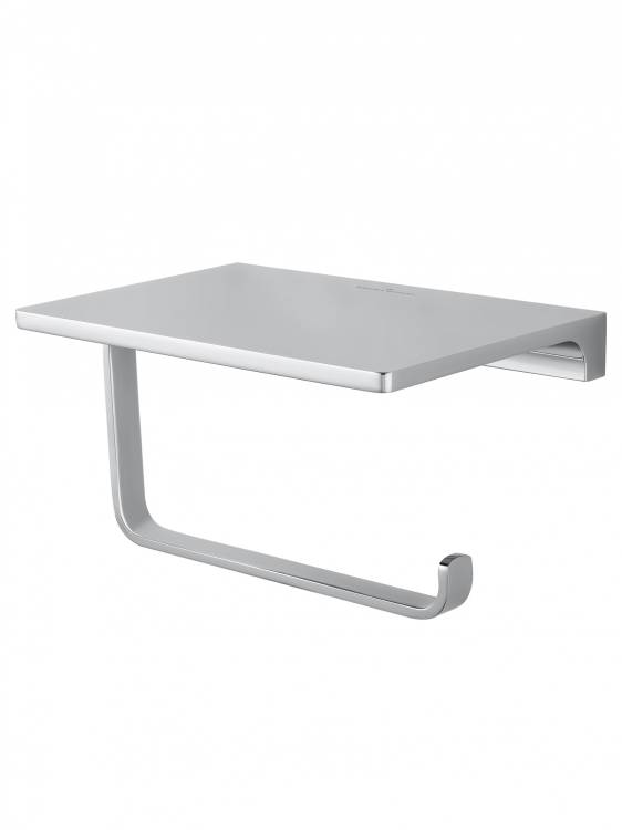 Держатель туалетной бумаги Wonzon & Woghand Eclipse WW-9126-CR с полкой, Хром