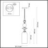 Подвесной светильник Odeon Light Exclusive Bizet 4855/1 фото 6