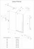 Душевая перегородка Veconi Premium Trento PTDW-50B-120-01-C4 профиль черный матовый, стекло прозрачное, 120x200 фото 3