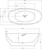 Акриловая ванна Abber AB9207MB 165x80 фото 4