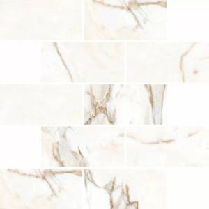 Мозаика Kerranova Marble Trend K-1001/MR/m13 Calacatta 30.7x30.7