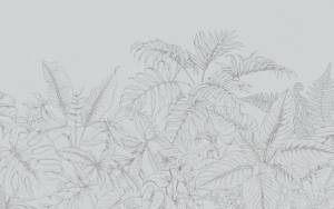 3D Фотообои Artegrafico «Тропические линии на светлом» LST-035 песок