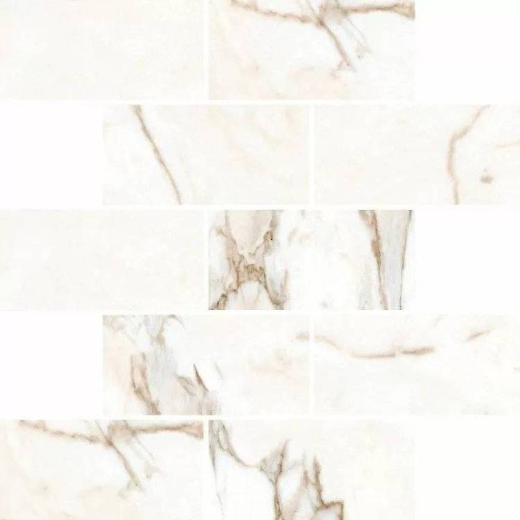 Мозаика Kerranova Marble Trend K-1001/MR/m13 Calacatta 30.7x30.7