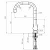 Смеситель для кухни Laparet Nobia N3064102LPT, хром фото 4