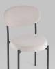 Набор из 4 стульев Stool Group Бриф SN AV 477-C81-7016-K X4 светло-серый каркас антрацитовый муар, велюр фото 8