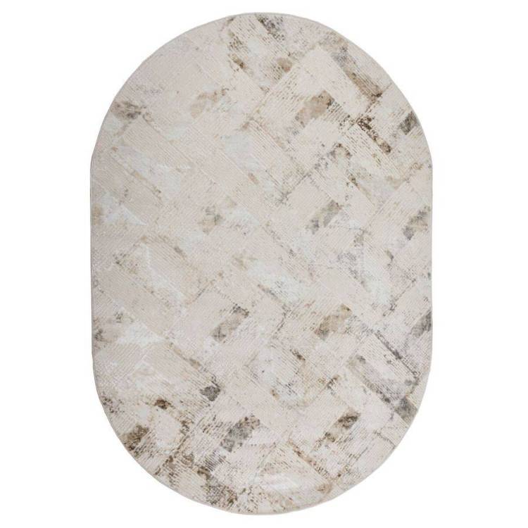 Турецкий ковер Beverly A3743A Cream/Brown 0.8x1.5