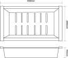 Коландер Zorg Inox R C 12-44 для моек фото 2