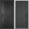 Входная стальная дверь Torex ULTIMATUM NEXT 782021 ЛКП Муссон/ЛКП Графит 2050x880