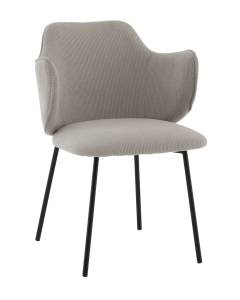 Стул Stool Group Джиннет AV 315-LM81-9005 светло-серый, велюр