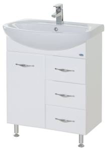 Тумба под раковину Bellezza Стелла 65 3 ящ. Белый
