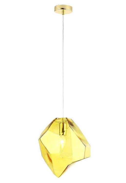 Подвесной светильник Crystal Lux Nuestro Sp1 Gold/Amber