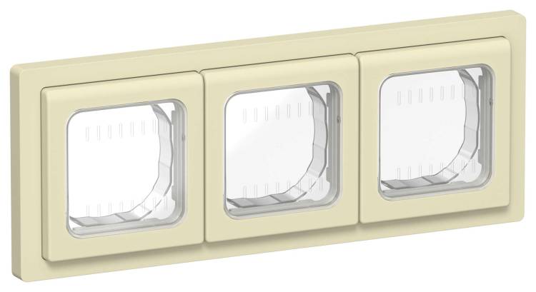 Рамка 3-постовая IEK Flite FI-M30-32-55-K87 навахо