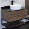 Мебель для ванной Comforty Порто-75 дуб темно-коричневый фото 2