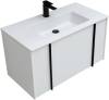 Тумба с раковиной Allen Brau Reality 91 1.32006.WM белый матовый, 500x900x462 фото 2