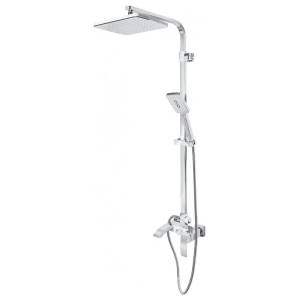 Душевая стойка Grocenberg GB7007WC белый, хром