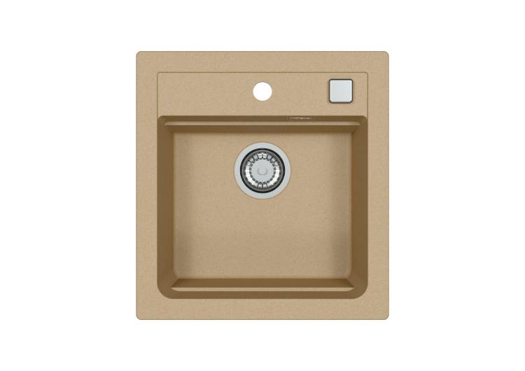 Мойка кухонная Alveus Granital Atrox 20 1131988 Beige - G55 с сифоном, 47x50