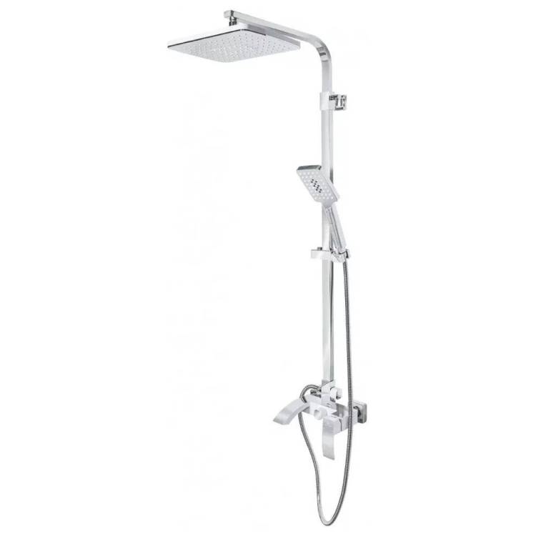 Душевая стойка Grocenberg GB7007WC белый, хром
